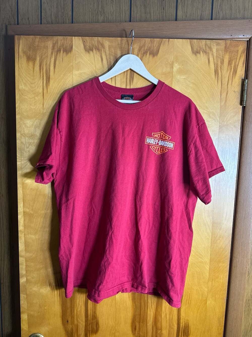 Vintage Harley-Davidson Pocono Mountain Pennsylvania Red Graphic T-Shirt